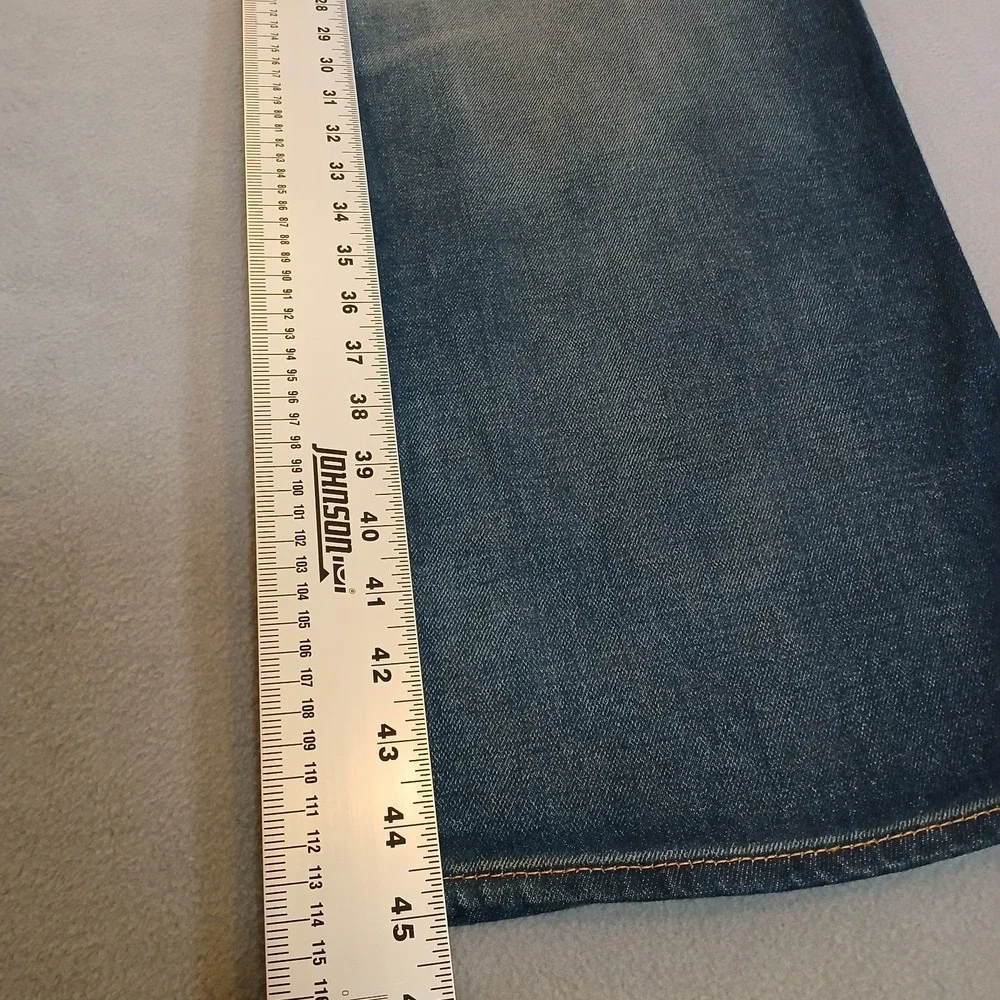 Levis Men's 501 Original Jeans Big & Tall Size 50x32 Blue Stretch Straight NEW